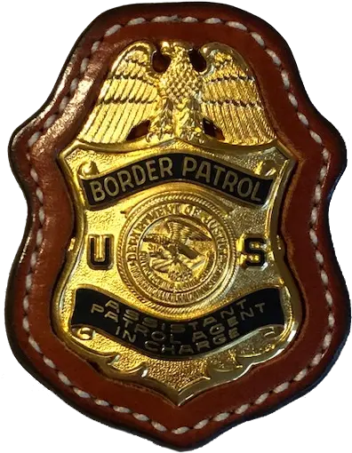  Border Patrol Logo Border Patrol Badge Holder Png Blank Police Badge Png