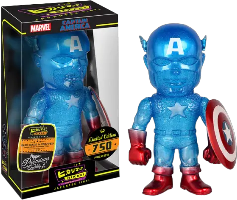  Captain America Hikari Captain America True Blue Japanese Vinyl Figure Png Steve Rogers Png