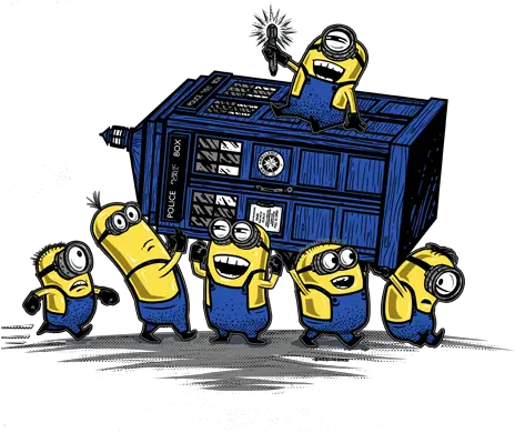  Minions Steal Doctor Whou0027s Tardis U2014 Geektyrant Doctor Who Minions Png Tardis Png