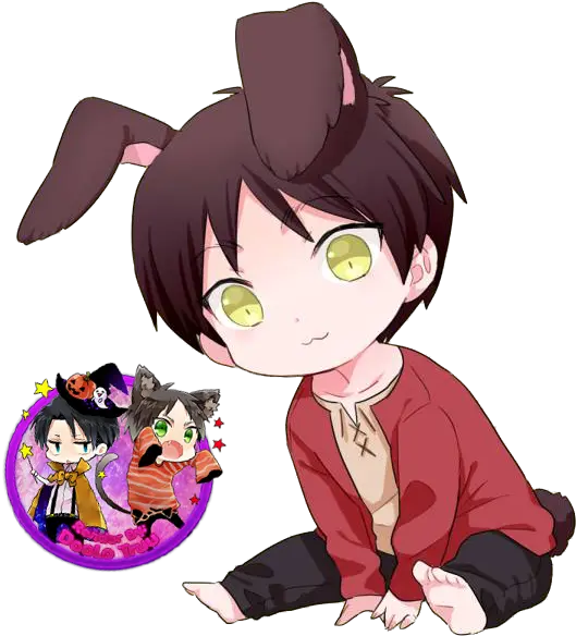  Download Eren Jaeger Attack Eren Chibi Png Eren Jaeger Transparent