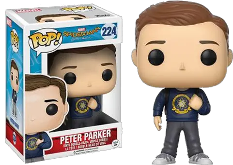  Download Pop Marvel Peter Parker Peter Parker Pop Figure Funko Pop Peter Parker Png Peter Parker Png