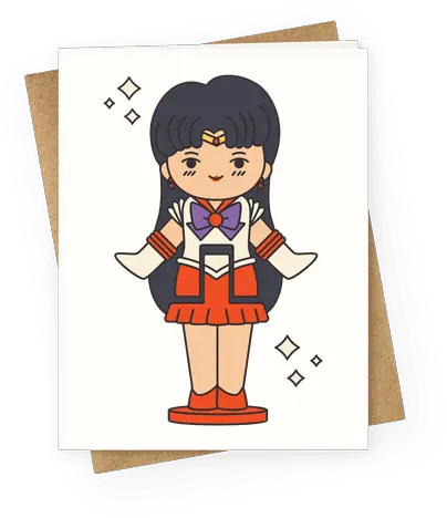  Sailor Moon Greeting Cards Lookhuman Stranger Things Birthday Cards Png Sailor Mars Transparent