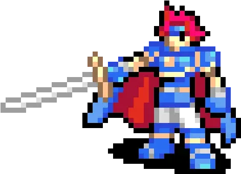  Fire Emblem 6 Roy Sprite Png Image Fire Emblem Roy Sprite Sprite Logo Png