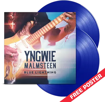  Yngwie Malmsteen Blue Lightning Lp Mascot Label Group Yngwie Malmsteen Blue Lightning Png Blue Lightning Png