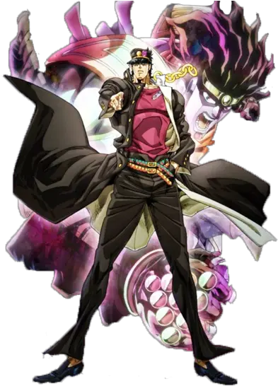  Bishop Mozgus Vs Jotaro Kujo Jotaro And Star Platinum Png Jotaro Kujo Transparent