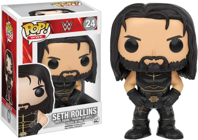  Funko Pop Wwe 24 Seth Rollinsvaulted Vinyl Figurefast Post Seth Rollins Funko Pop Png Seth Rollins Transparent