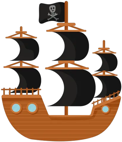  Transparent Png Svg Vector File Imagenes De Barco Pirata Pirate Ship Logo