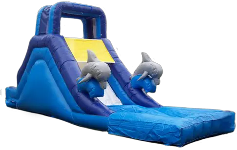  Download Hd Ocean Slide With Pool Water Slide Transparent Inflatable Png Pool Water Png