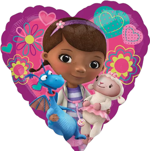  18 Doc Mcstuffins Love Heart Standard Doc Mcstuffins Balloon Png Doc Mcstuffins Png