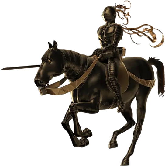  Knight Knight With Horse Png Horse Transparent