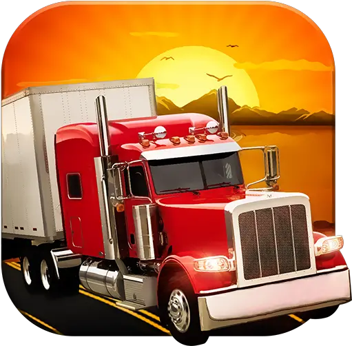  Cargo Transporter Truck Driver Simulation Apps On Google Play Peterbilt 389 Red Semi Truck Png Truck Driver Icon