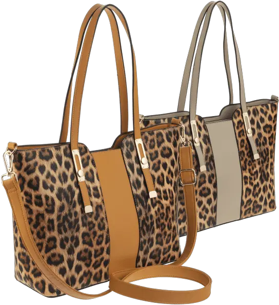  La Terre Fashion Leopard Print Tote Large Tote Bag Png Leopard Print Png