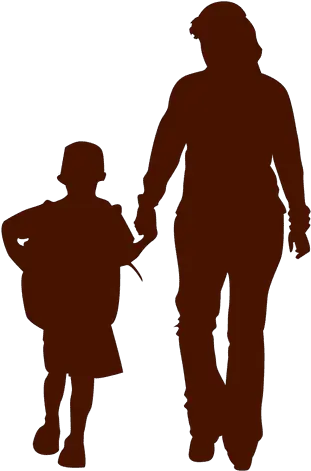  Transparent Png Svg Vector File Parent Child Silhouette Transparent Family Silhouette Png