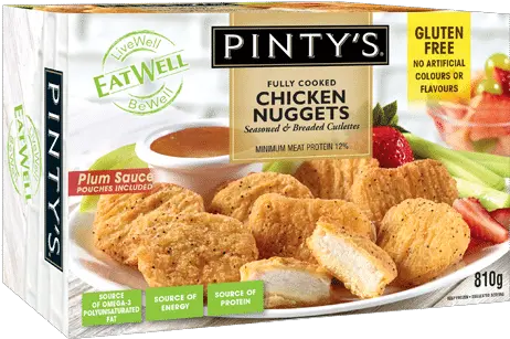  Eatwell Chicken Nuggets Pintyu0027s Delicious Food Inc Gluten Free Chicken Nuggets Canada Png Chicken Nugget Png