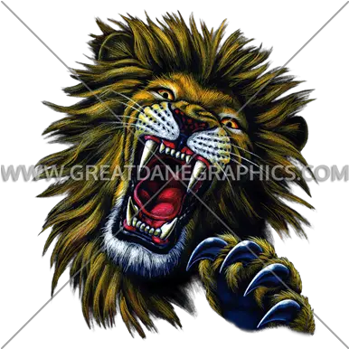  Lion Face Production Ready Artwork For T Shirt Printing Roar Png Lion Head Png