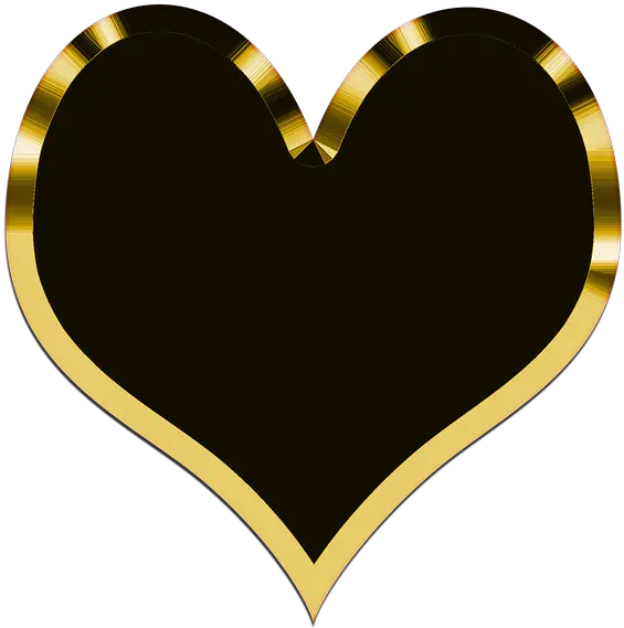  100 Free Golden Heart U0026 Images Pixabay Heart Png Gold Hearts Png