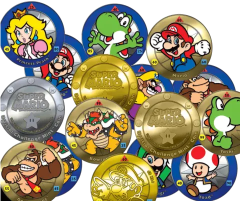  Challenge Coins Super Mario Official Challenge Mint Coin Png Mario Coins Png