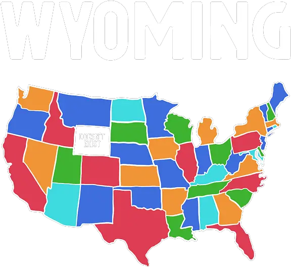  Wy Conspiracy Theory Wyoming Doesnt Exist Design Fleece Png Map Icon