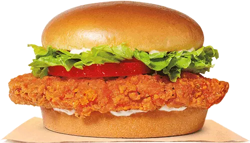  Spicy Crispy Chicken Burger King Spicy Crispy Chicken Sandwich Burger King Png Burger King Crown Png