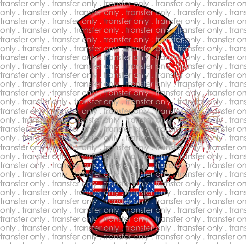  Usa 64 July Gnome Girl Summer Gnome Clipart Png Gnome Child Png