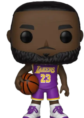  Pop Vinyl Nba Lebron James Purple Funko Lebron James Png Lebron James Logo Png