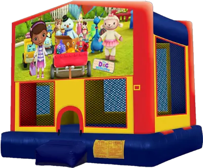  Doc Mcstuffins Modular Bounce House Inflatable Bouncer Rental Hot Wheels Bounce House Png Doc Mcstuffins Png