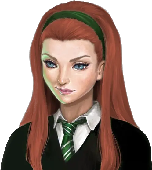  Cait Whitley Slytherin Hogwarts Is Here Harry Potter Fan Art Genderbend Png Slytherin Png