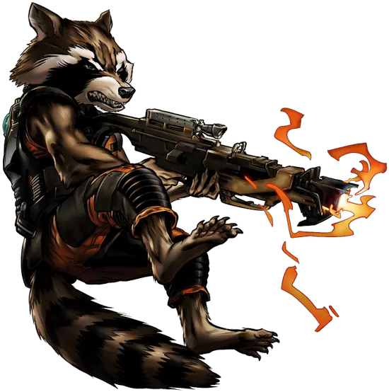  Latest Rocket Raccoon Marvel Png Rocket Raccoon Transparent