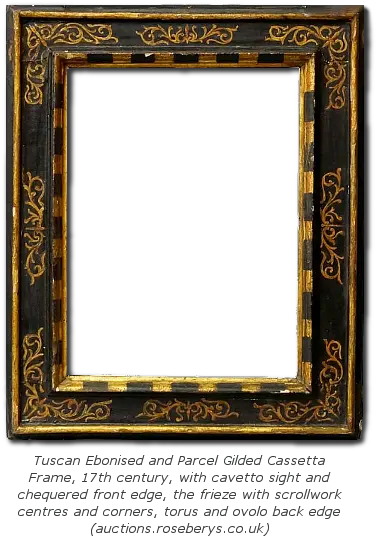  Download Hd Tondo Frame Renaissance Painting Frame Png Painting Frame Png