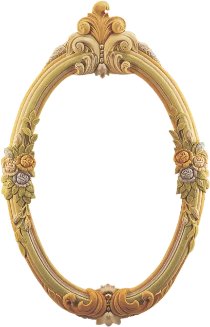  Wooden Mirror Frame Png Marco De Espejo Dorado Mirror Frame Png