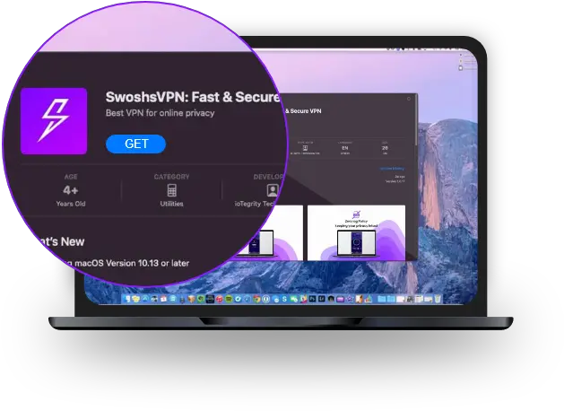  Download The Best Vpn For Macos Swoshsvpn Horizontal Png Mac Os Sierra Icon Pack