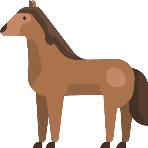  Horse Png Icon Horse Flat Vector Png Cartoon Horse Png