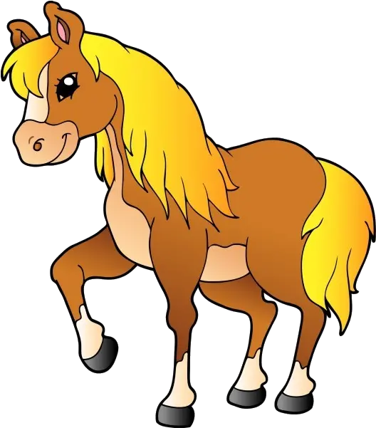  Kindergarten Carrot River Elementary School Dessin Cheval Facile Couleur Png Cartoon Horse Png