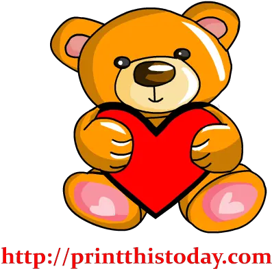  Bears Clipart Love Bear Teddy Bear Holding Heart Clip Art Cute Bears Saying I Love You Png Teddy Bear Clipart Png