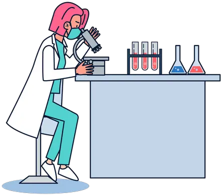  Female Scientist Icon Download In Line Style Laboratory Equipment Png Dr Doom Icon