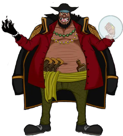  Download Blackbeard Teach One Piece Png One Piece Png