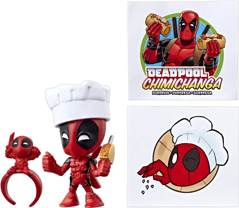  Slideshow Deadpool Hasbro Chimichanga Surprises Deadpool Chimichanga Blind Bag Png Deadpool Logo Transparent