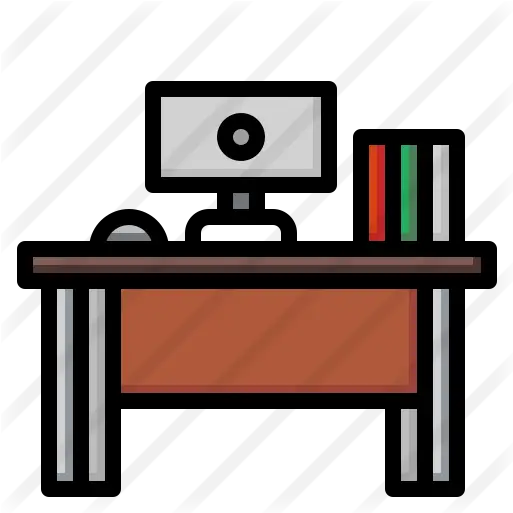  Desk Free Computer Icons Clip Art Png Computer Desk Png