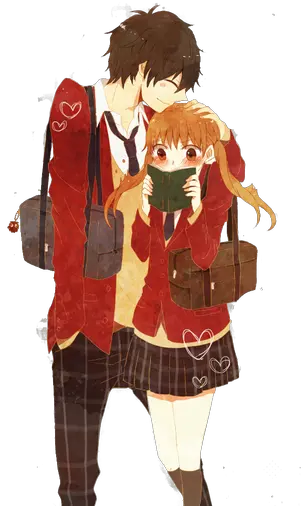  Couple Pictures Anime Png Transparent