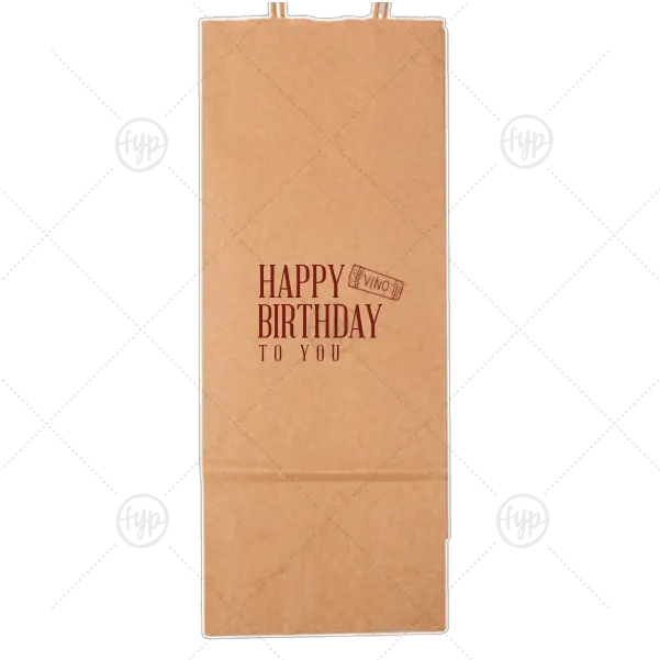  Birthday Wine Bag Gift Paper Transparent Paper Png Gift Bag Png