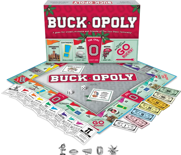  Buck Opoly Ohio State Monopoly Game Late For The Sky Monopoly Png Monopoly Money Png