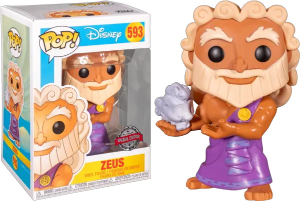  Disney Funko Pop Zeus With Cloud Pegasus 593 Pre Order Funko Pop Hercules Png Zeus Png