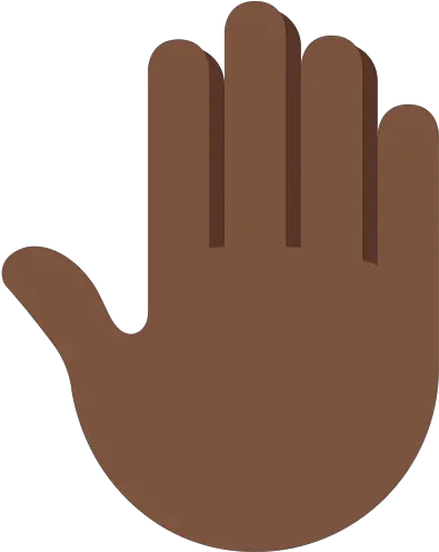  Hand Emoji With Dark Skin Tone Meaning Munden Point Park Png Hand Emoji Png