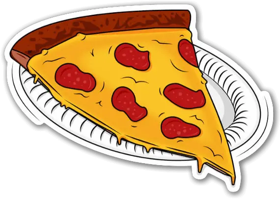  New York Pizza Sticker Stickerapp Ny Pizza Illustration Png Pizza Cartoon Png