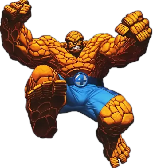  Thing Marvel Download Free Png Play Comic The Thing Fantastic Four Marvel Png