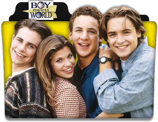  Tv Series Folder Icon Boy Meets World Season 4 Png Google Meets Icon