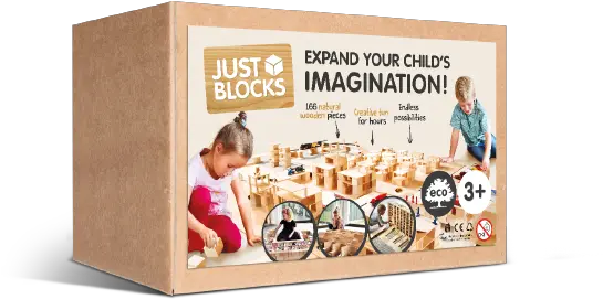  Natural Wooden Blocks Big Pack Just Blocks Wood Block Cardboard Packaging Png Baby Blocks Png