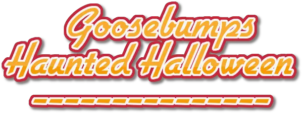  Goosebumps Haunted Halloween Logo Big Goosebumps 2 Colorfulness Png Halloween Logo