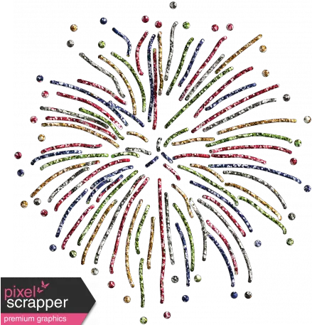  Independence Colorful Fireworks Graphic By Janet Scott Pastel Polka Dot Png Gold Fireworks Png