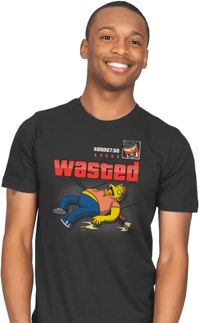  Gta Parody Wasted Flash Gym Shirt Png Gta Wasted Png